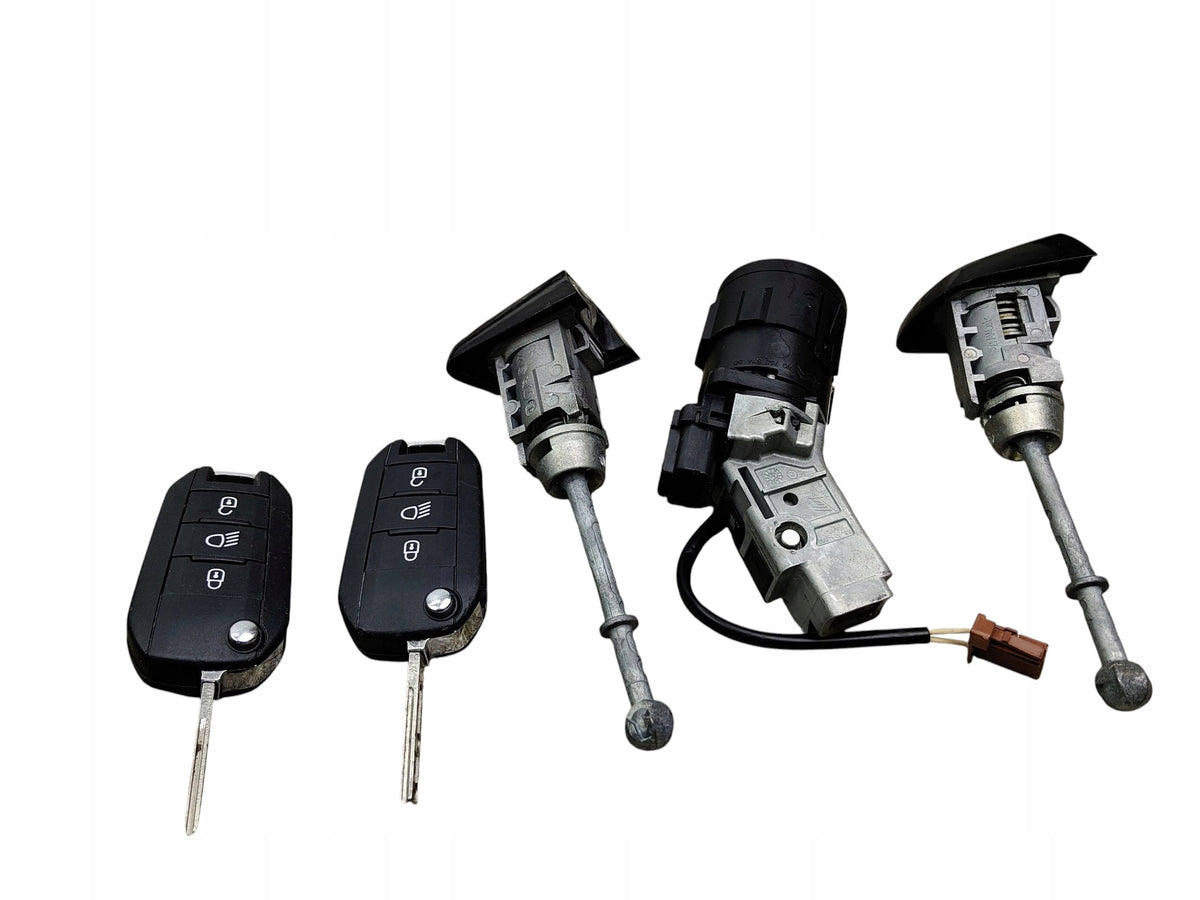 IGNITION 2X KEY 2X INSERT CITROEN C3 AIRCROSS LIFT 9663123380