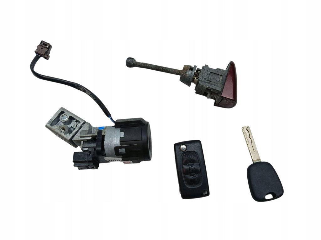 IGNITION 2X KEY INSERT CITROEN C4 PICASSO I (2006-2010) 9663123380
