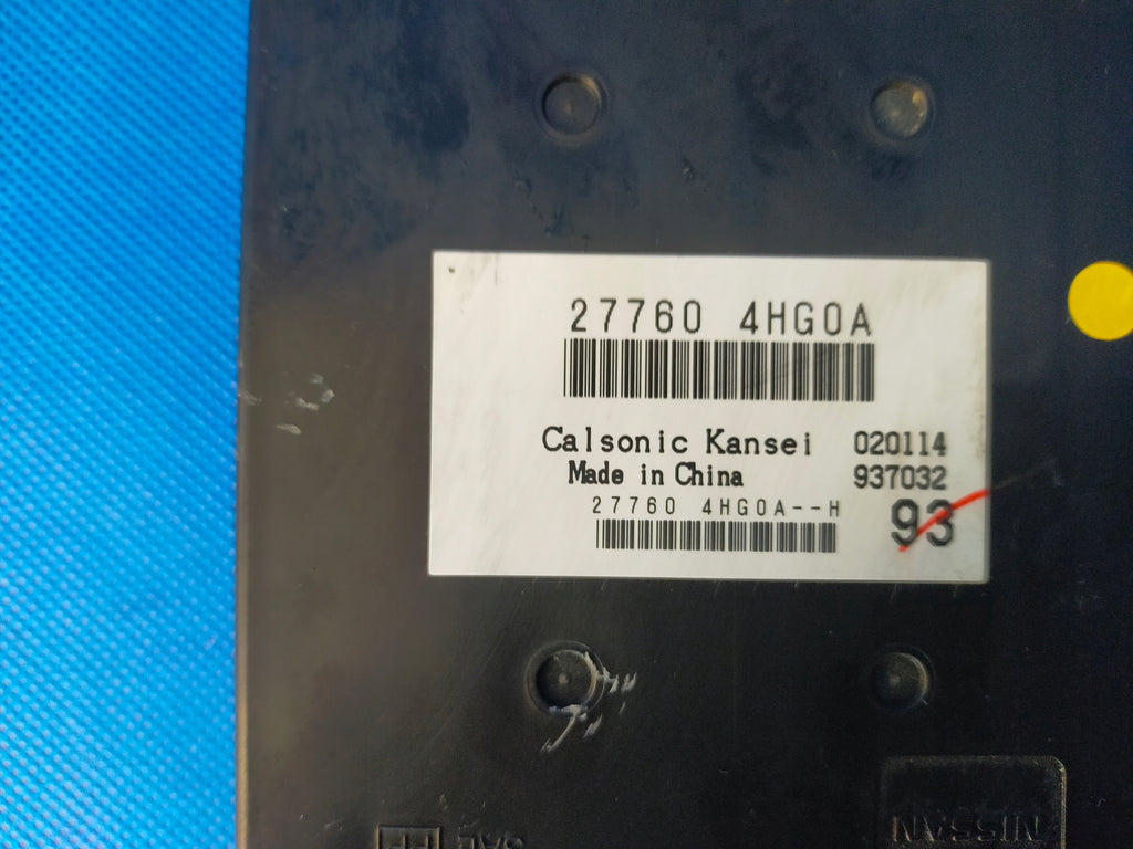 INFINITI Q50 S 3.5 HYBRID AIR CONDITIONING MODULE 277604HG0A 2014R