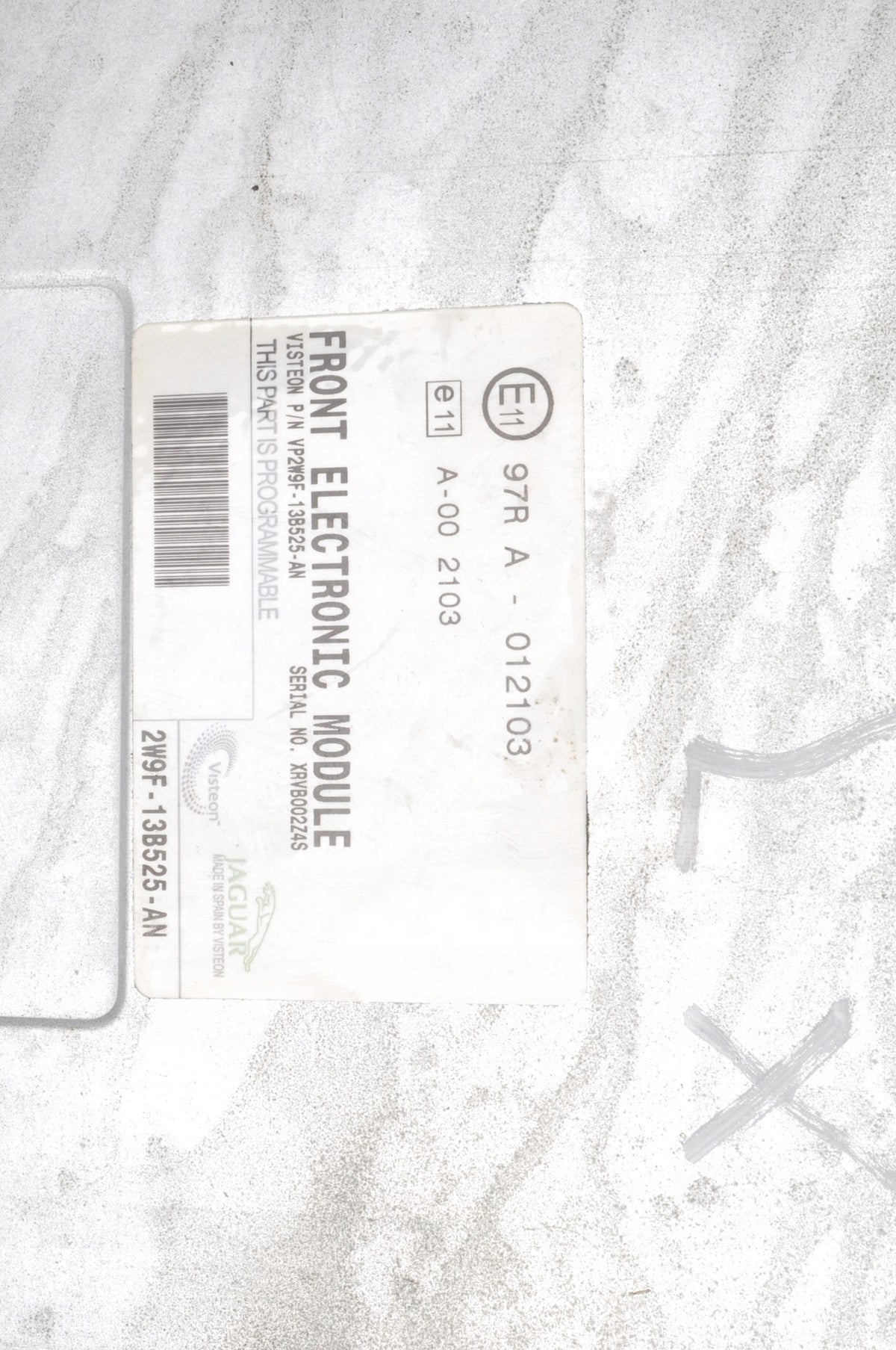 JAGUAR XJ X350 RELAY MODULE 97RA-012103