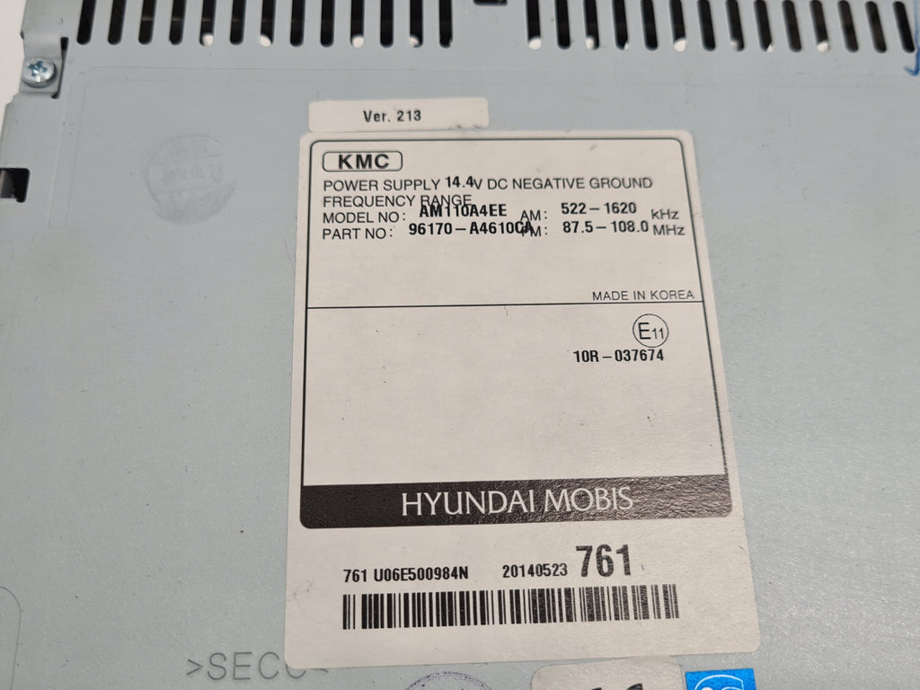 KIA CARENS IV RADIO CD MP3 96170-A46100