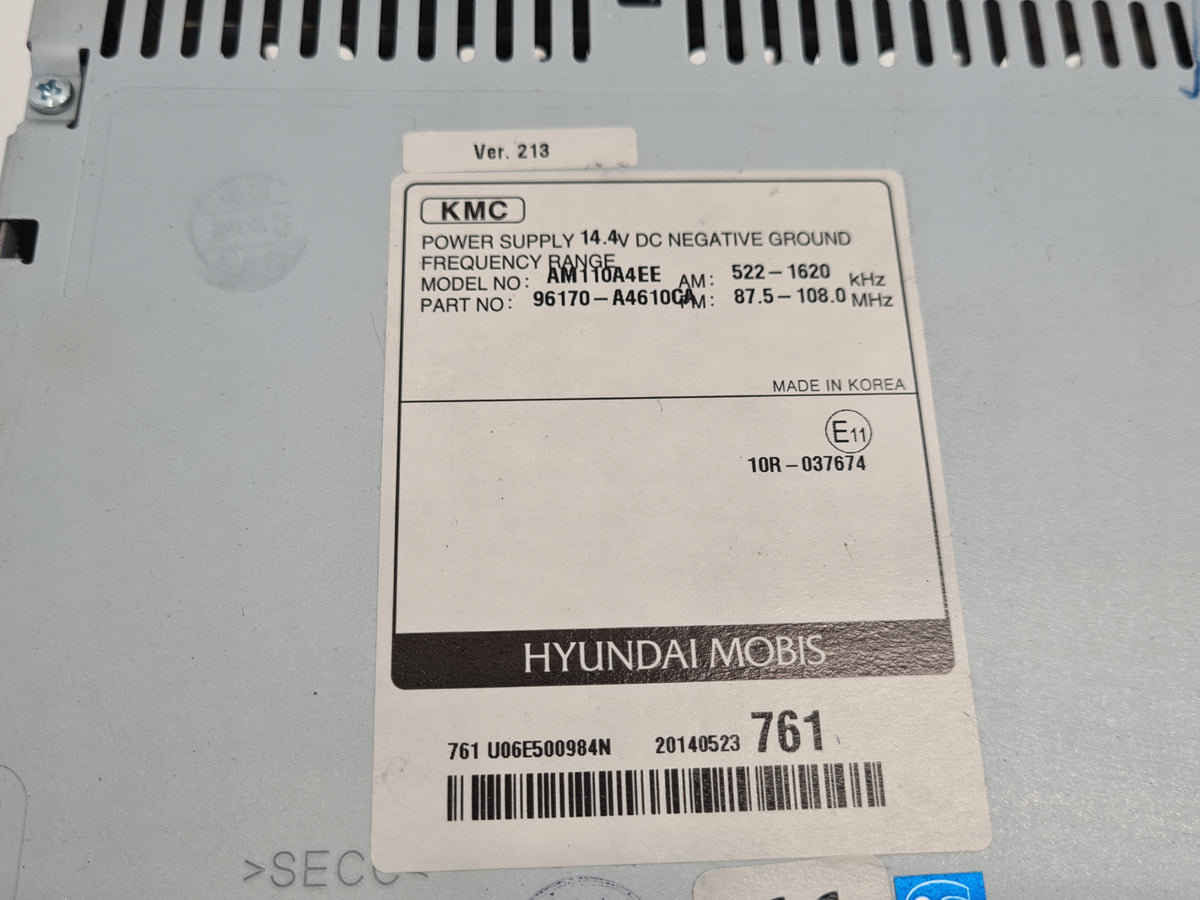 KIA CARENS IV RADIO CD MP3 96170-A46100