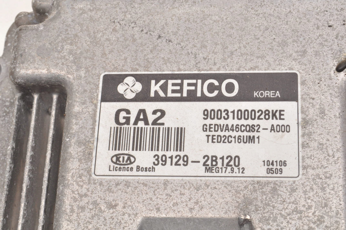 KIA CEED 1.6 16V 126KM COMPUTER ENGINE DRIVER 39129-2B120