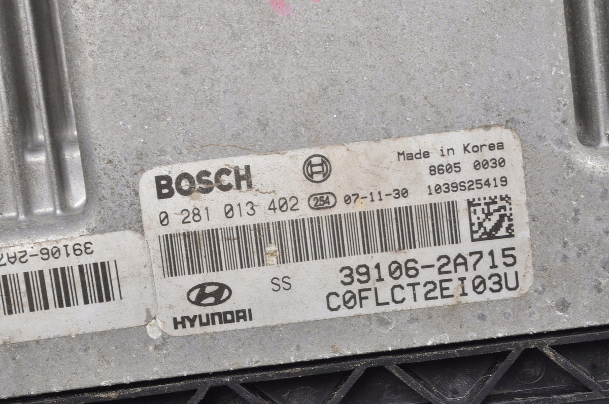 KIA CEED HYUNDAI I30 I 1.6 CDTI COMPUTER ENGINE DRIVER 39106-2A715