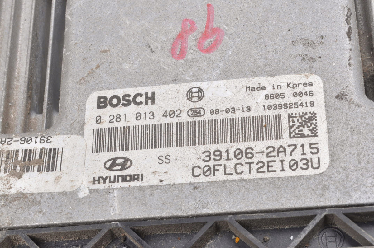 KIA CEED HYUNDAI I30 I 1.6 CDTI COMPUTER ENGINE DRIVER 39106-2A715