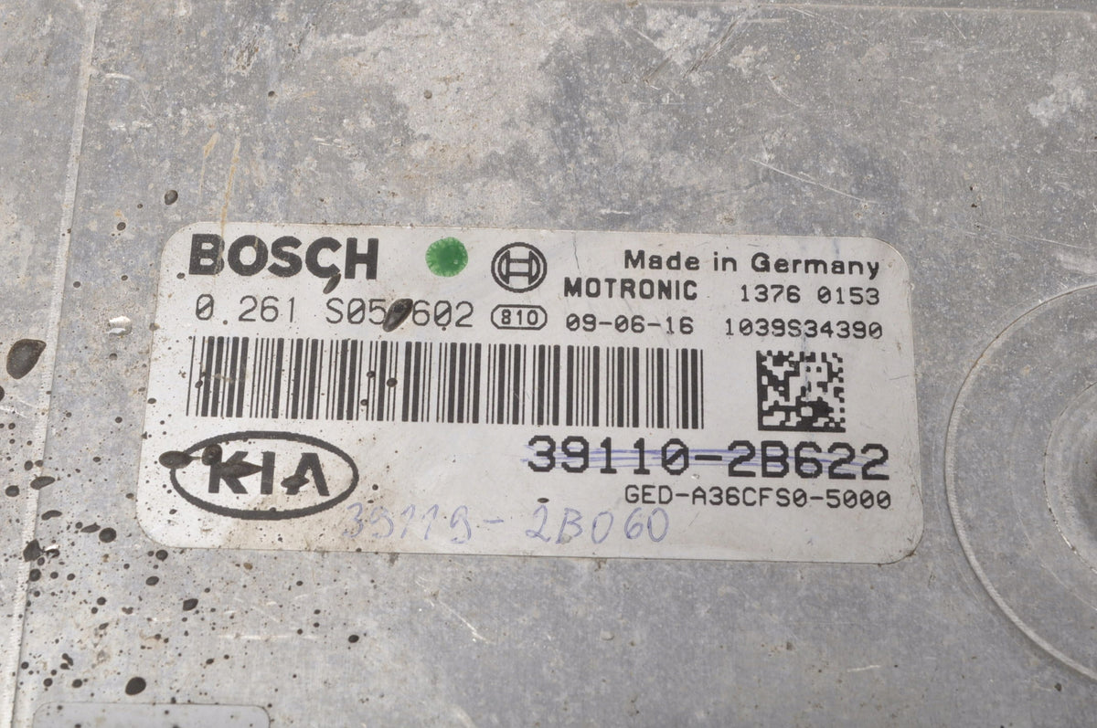 KIA CEED I 1.4 109KM COMPUTER ENGINE DRIVER 39110-2B622 39119-2B060