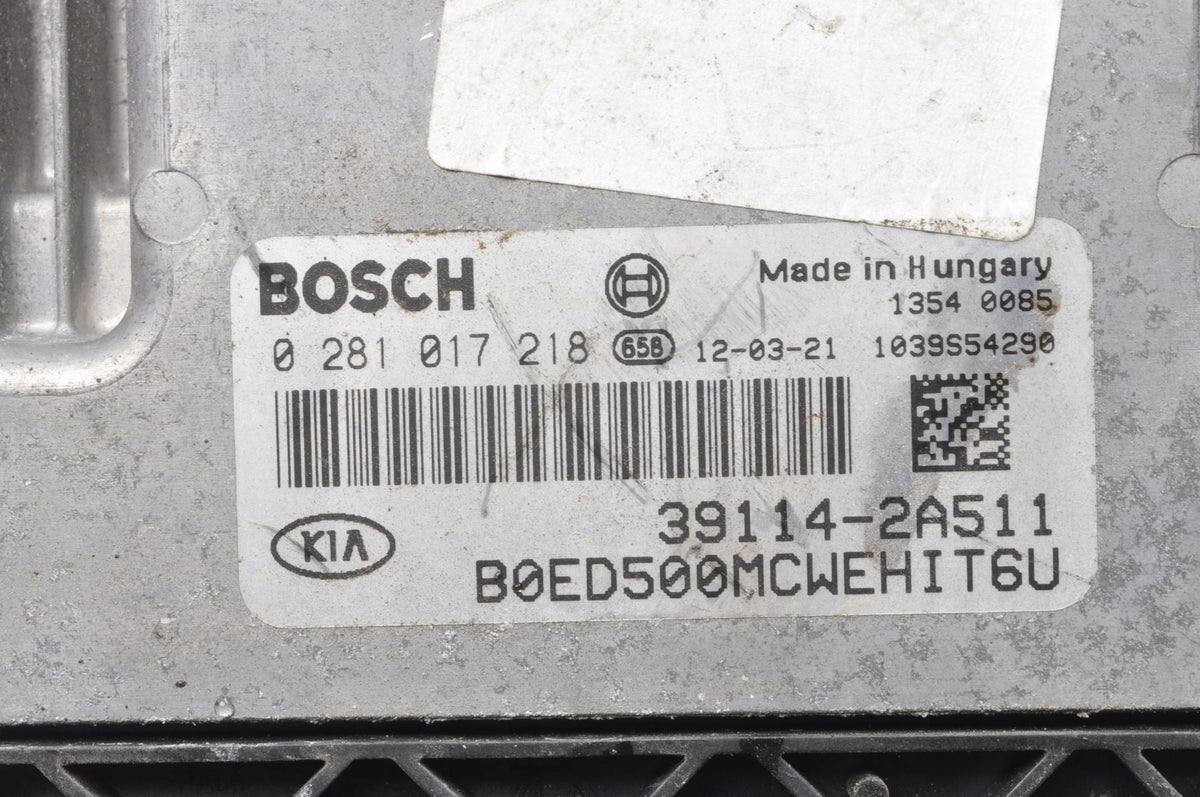 KIA CEED I 1.6 CDTI 90HP COMPUTER ENGINE DRIVER 39114-2A511