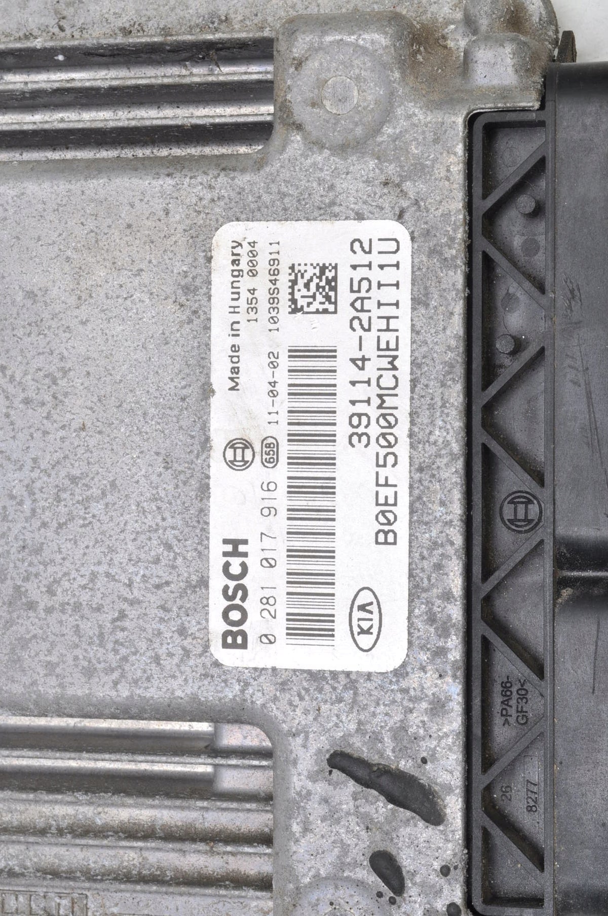KIA CEED I LIFT COMPUTER ENGINE DRIVER LIFT 39114-2A512