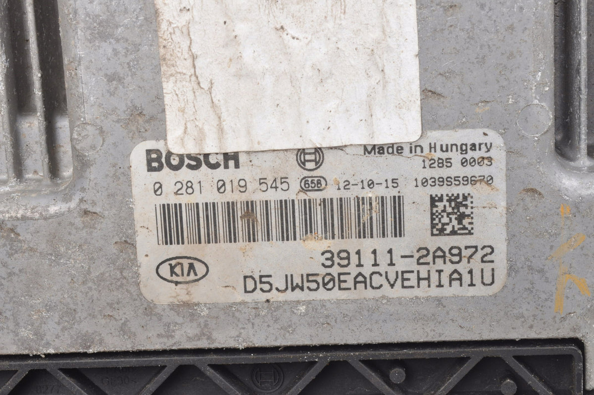 KIA CEED II 1.6 CDTI 128HP COMPUTER ENGINE DRIVER 39111-2A972