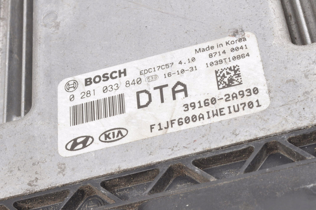 KIA OPTIMA IV 1.7 CDTI 141HP COMPUTER ENGINE DRIVER 39160-2A930