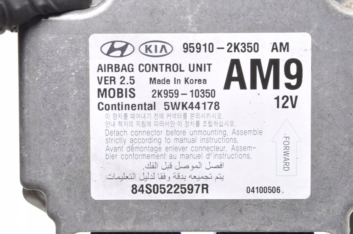 KIA SOUL AND AIRBAG SENSOR 95910-2K350