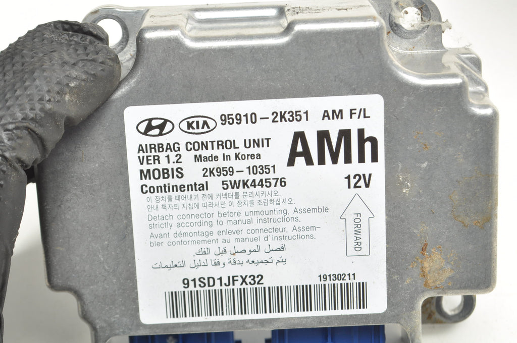 KIA SOUL AND AIRBAG SENSOR 95910-2K351 LIFT