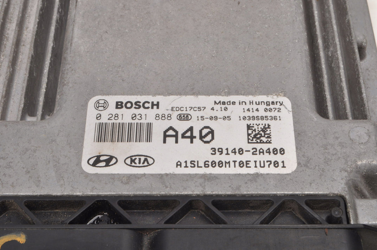 KIA SPORTAGE III 1.7 CDTI 116HP COMPUTER ENGINE DRIVER 39140-2A400