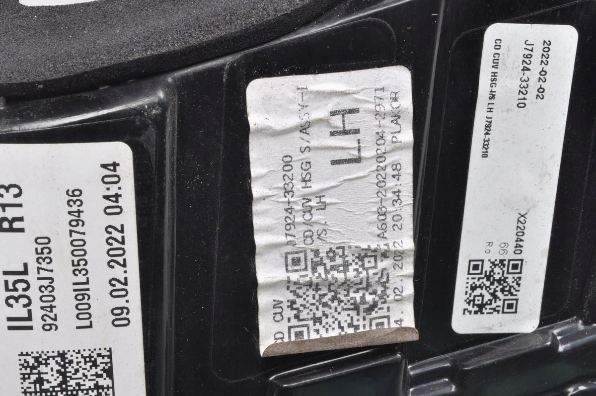 KIA X-CEED LAMP LEFT REAR FLAP J7924-33200 J7924-33210