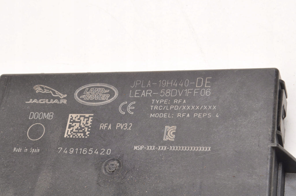 LAND ROVER DISCOVERY L462 3.0 SDV6 MODULE DRIVER RFA JPLA-19H440-DE