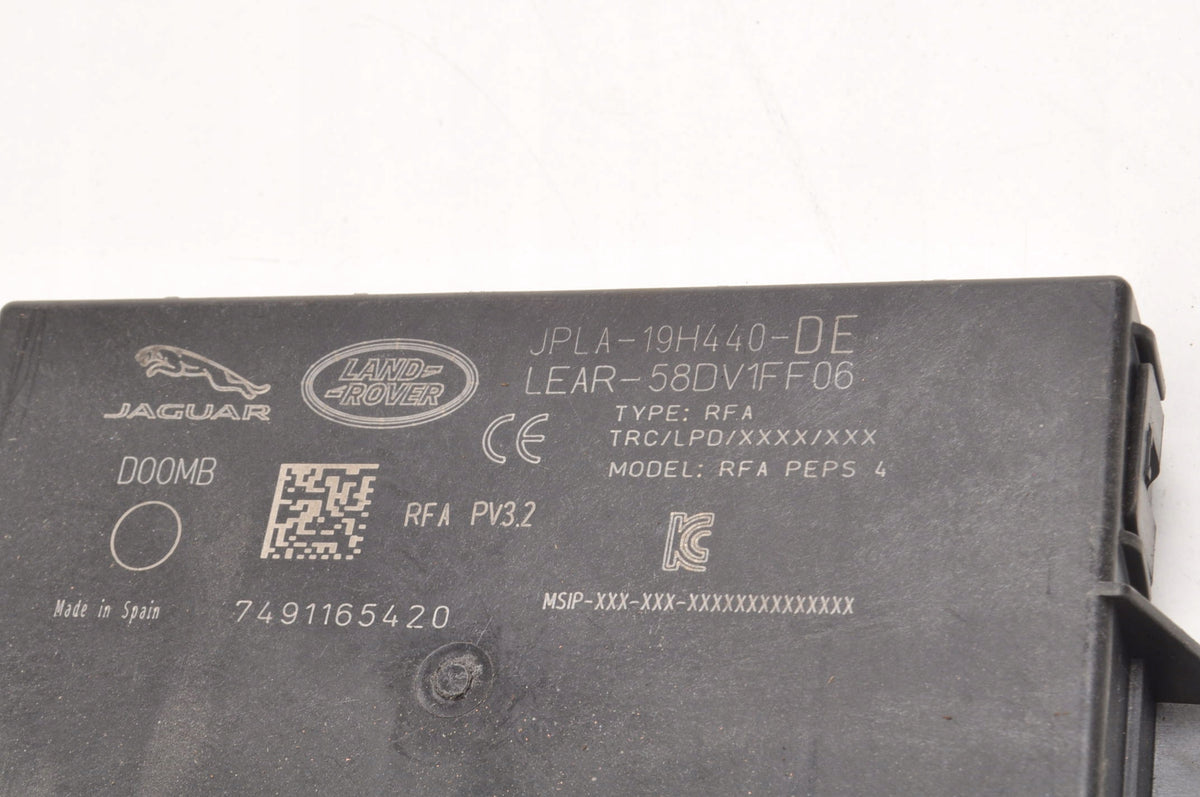 LAND ROVER DISCOVERY L462 3.0 SDV6 MODULE DRIVER RFA JPLA-19H440-DE