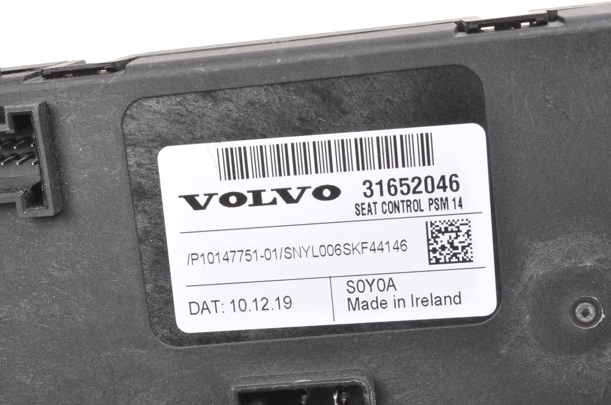 LEFT DRIVER'S SEAT CONTROL MODULE VOLVO S60 III V60 II 31652046