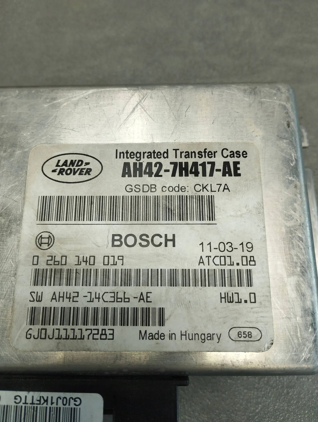 Land Rover Range Rover Sport L320 MODULE DRIVER 0260140019