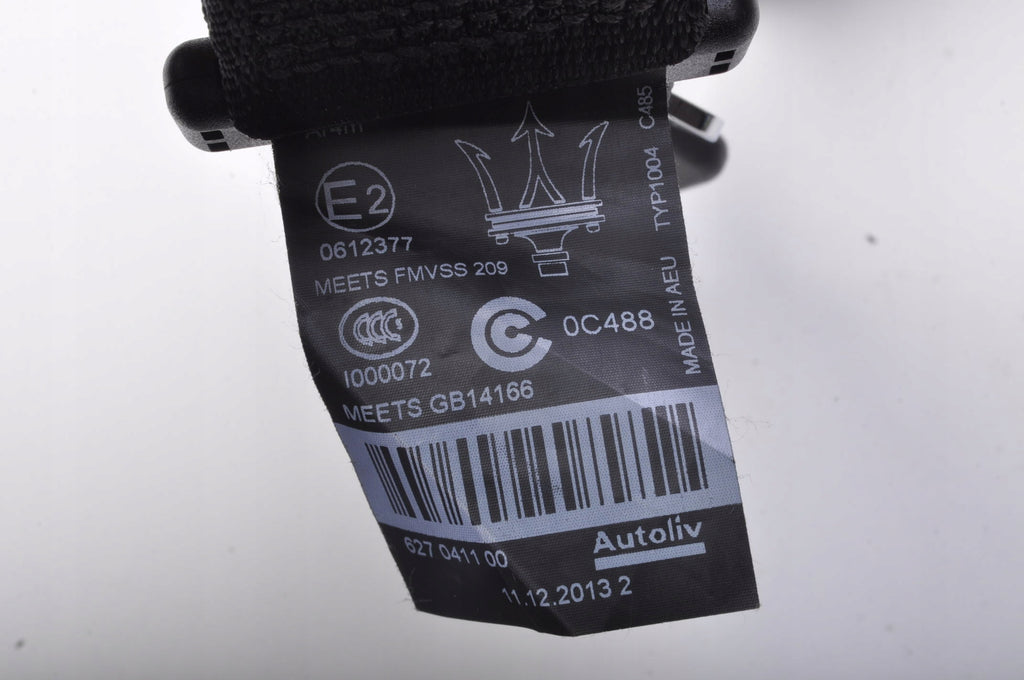 MASERATI GHIBLI III SEAT BELT MIDDLE REAR 627041100