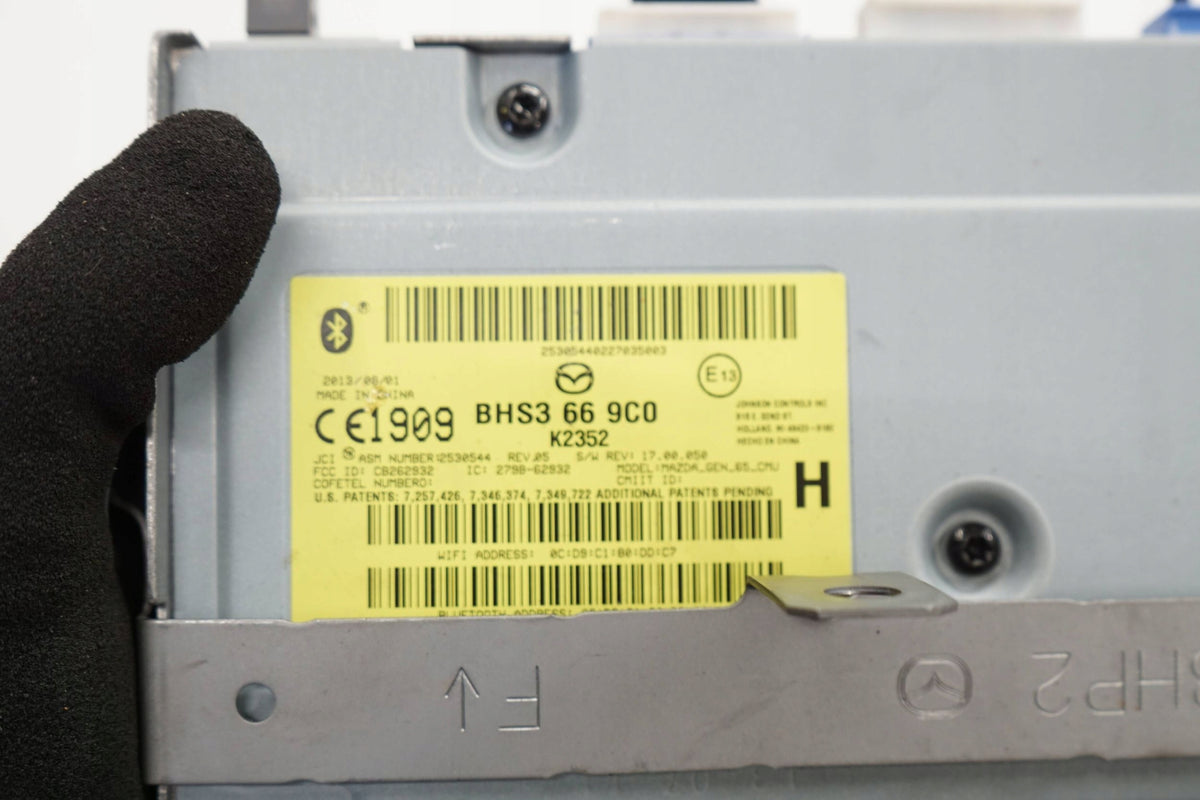 MAZDA 3 III BM 14R NAVIGATION CONTROLLER MODULE BHS3669C0
