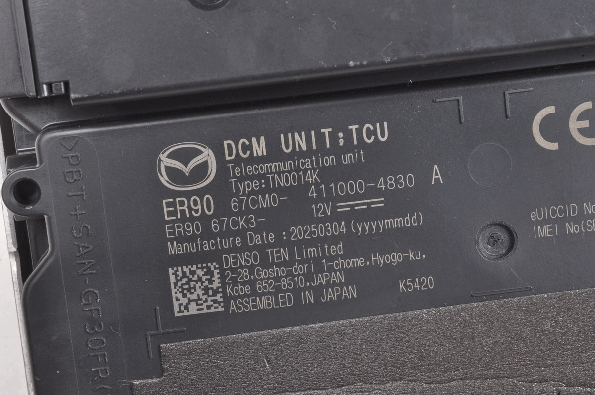 MAZDA CX-30 MODULE CONTROLLER 25R ER90-67CM0