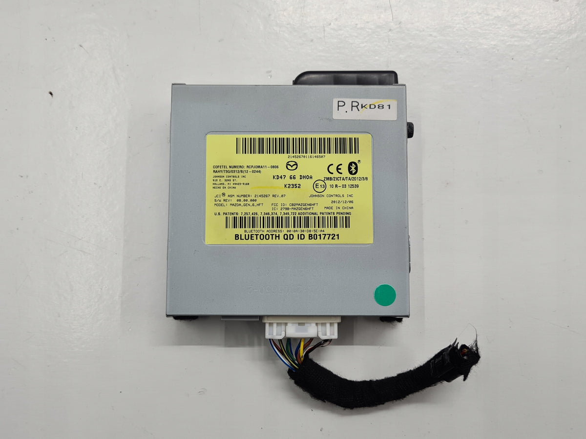 MAZDA CX-5 AND BLUETOOTH MODULE KD4766DH0A