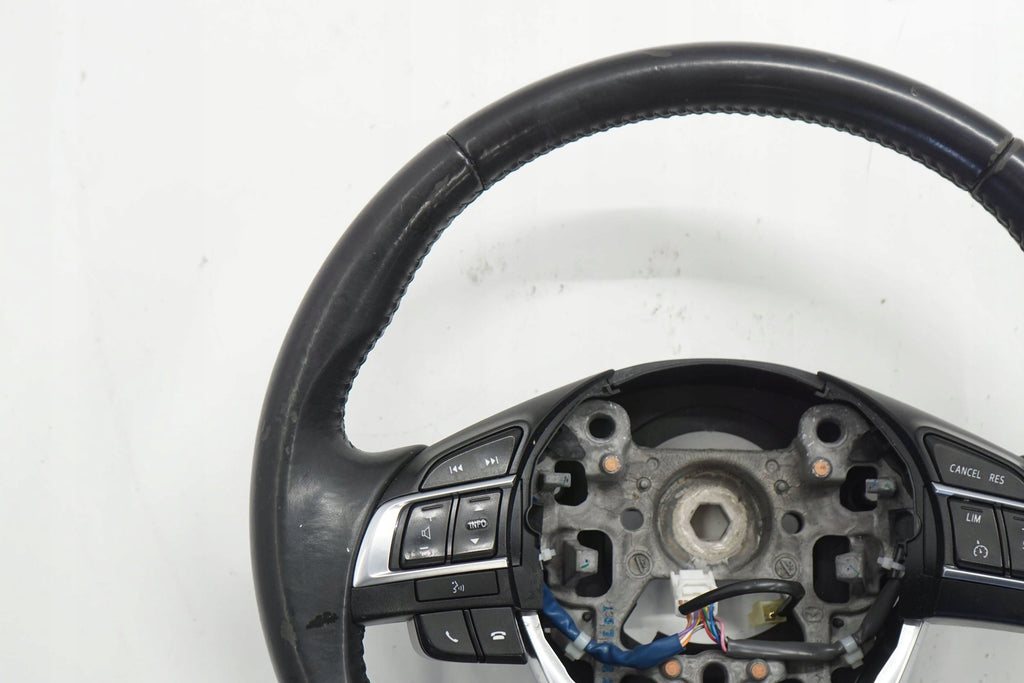 MAZDA CX-5 I LIFT 15R STEERING WHEEL SKIN BLACK MULTI KD45K0273