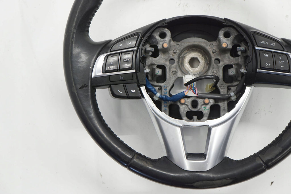 MAZDA CX-5 I LIFT 15R STEERING WHEEL SKIN BLACK MULTI KD45K0273