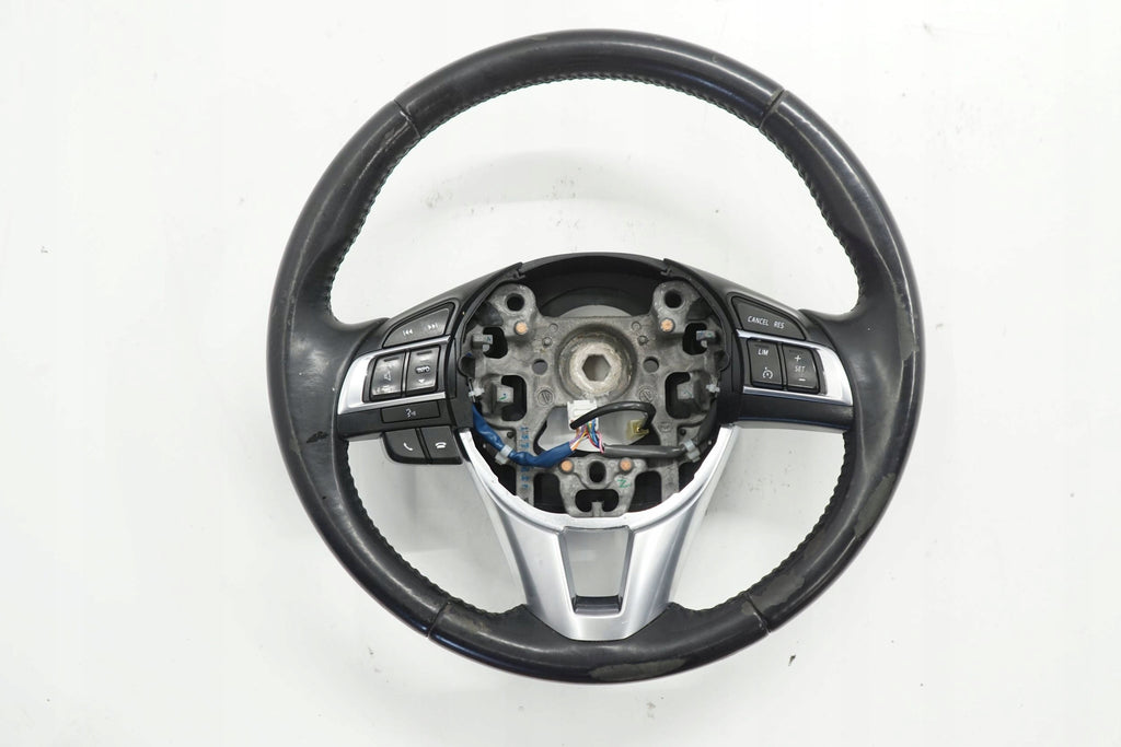 MAZDA CX-5 I LIFT 15R STEERING WHEEL SKIN BLACK MULTI KD45K0273