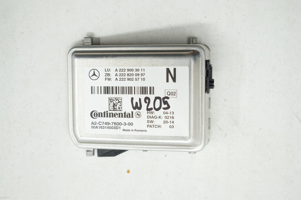 MERCEDES C W205 16R WINDSCREEN CAMERA A2229003011