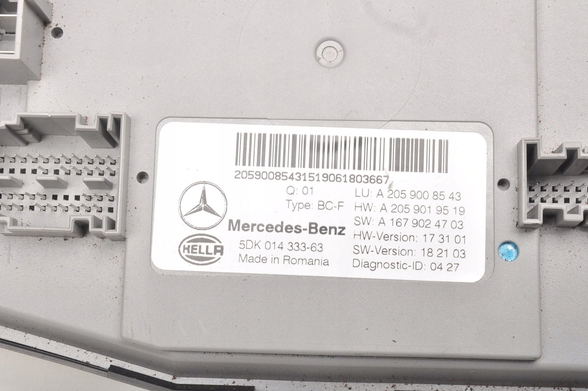 MERCEDES GLC X253 COMFORT MODULE ALONE A2059008543