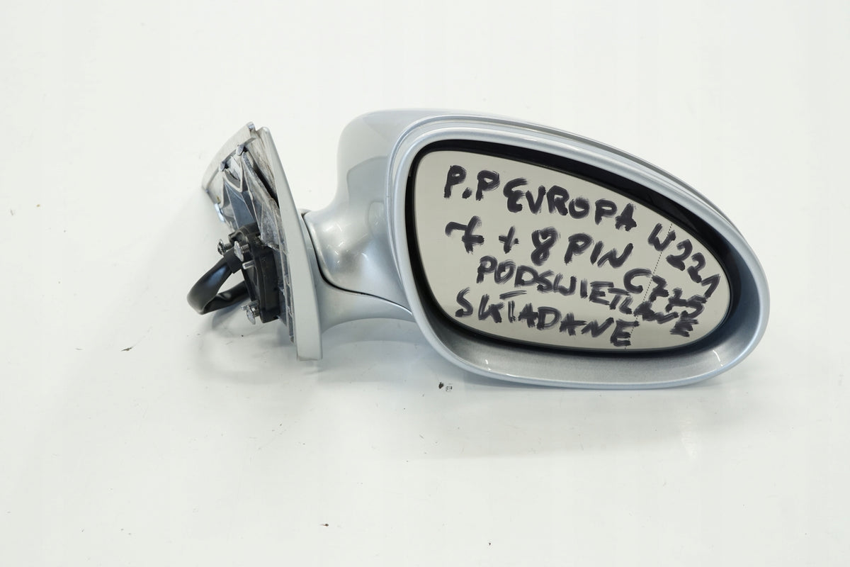 MERCEDES S-CLASS W221 08R MIRROR RIGHT 15PIN 7+8 C775 EUROPE