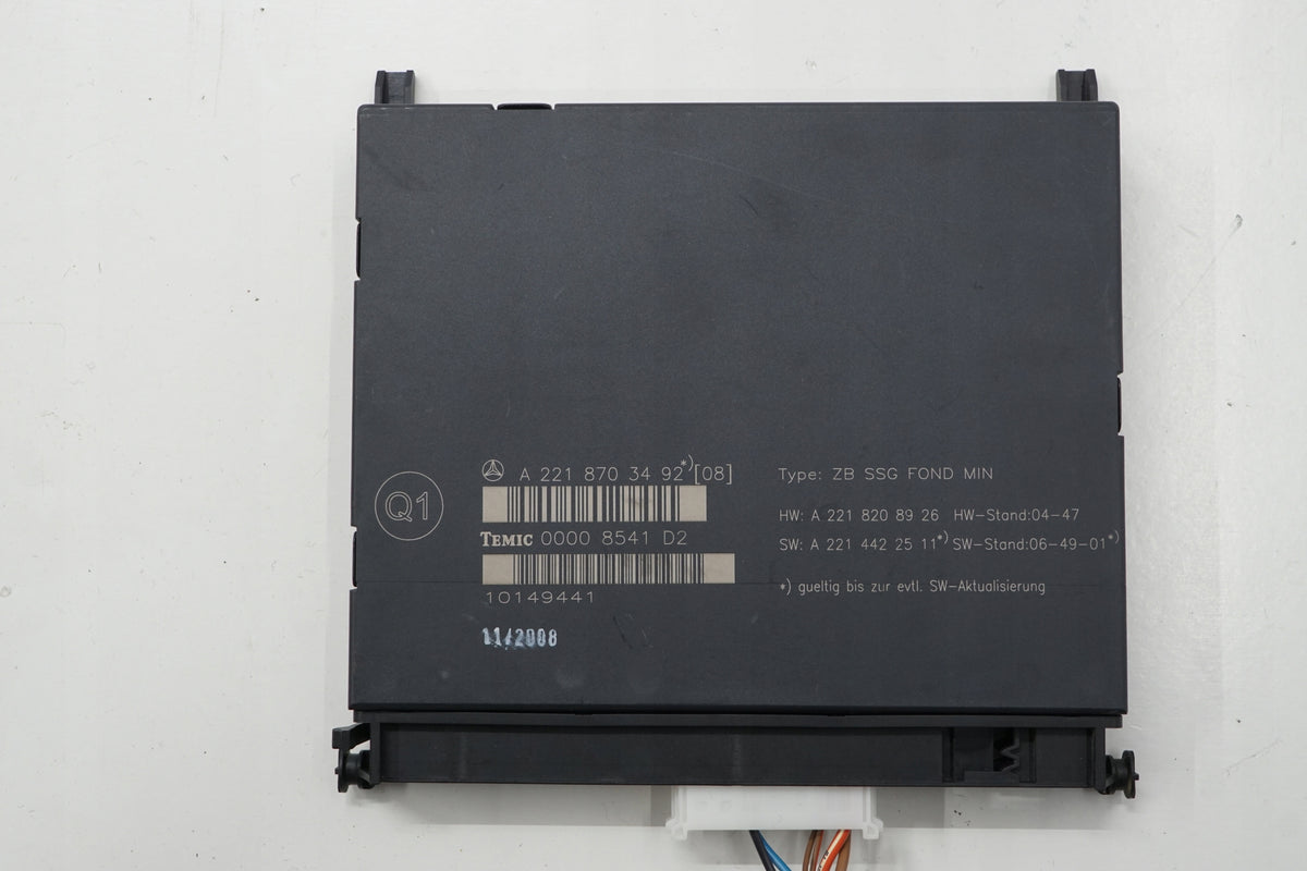 MERCEDES S W221 08R MODULE DRIVER SSG A2218703492