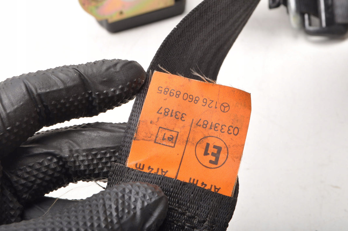 MERCEDES W123 SEAT BELT LEFT REAR 1268608985