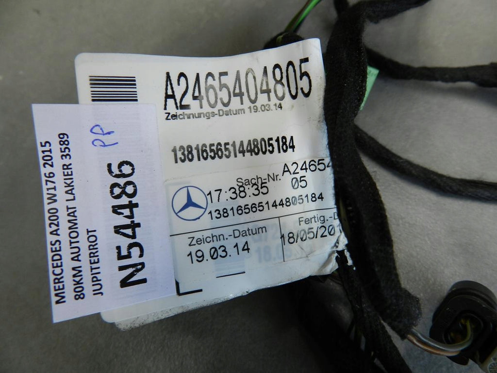 MERCEDES W176 DOOR HARNESS FRONT A2465404805