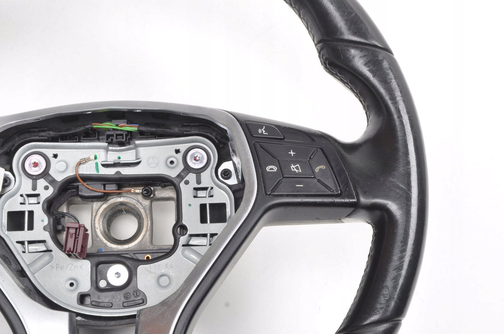 MERCEDES W176 MULTIFUNCTION LEATHER STEERING WHEEL A2464603803