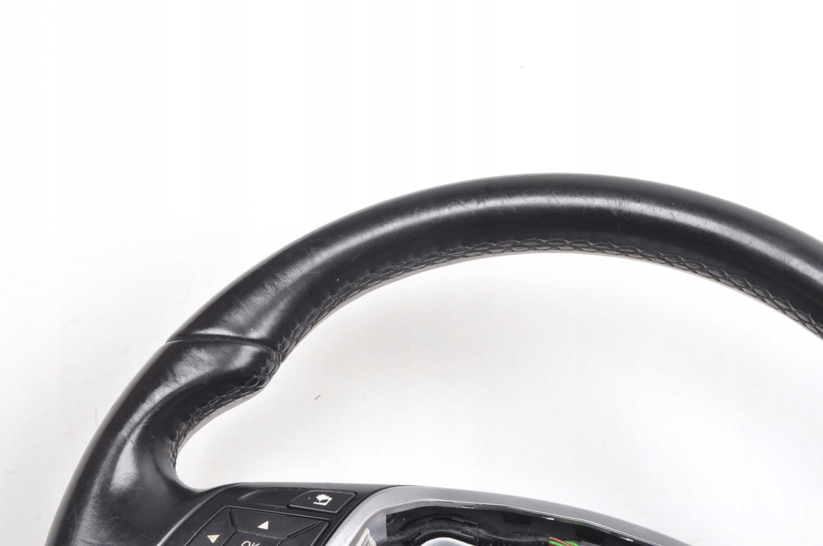 MERCEDES W176 MULTIFUNCTION LEATHER STEERING WHEEL A2464603803