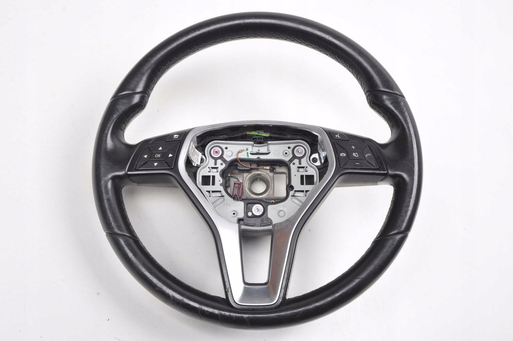 MERCEDES W176 MULTIFUNCTION LEATHER STEERING WHEEL A2464603803