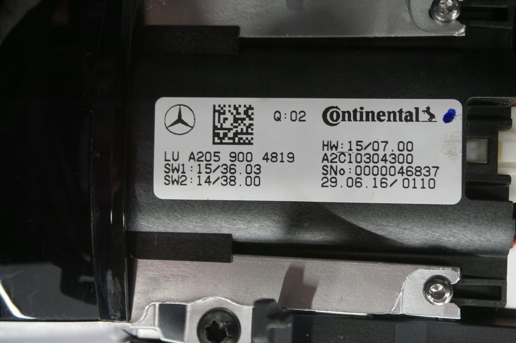 MERCEDES W205 15R PANEL CONTROLLER TOUCHPAD A2059004819