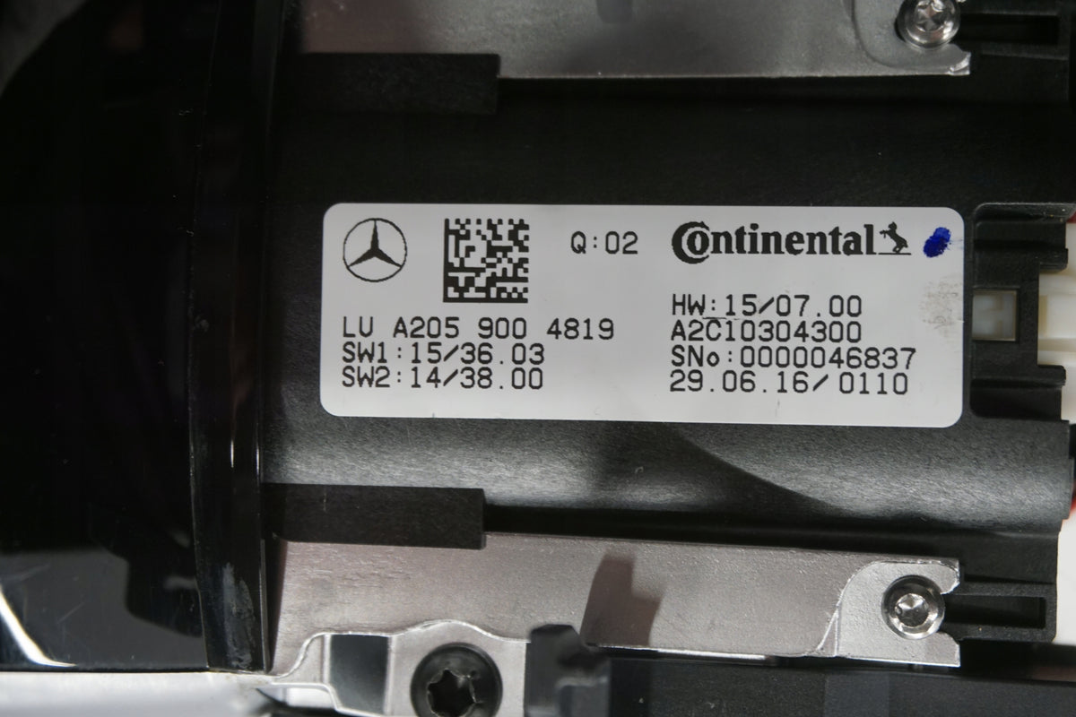 MERCEDES W205 15R PANEL CONTROLLER TOUCHPAD A2059004819