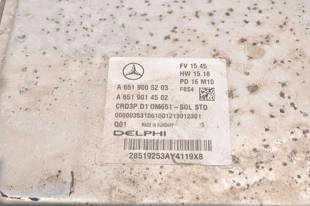 MERCEDES W205 2.2 CDI COMPUTER ENGINE DRIVER A6519005203