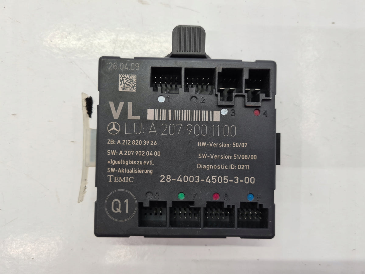 MERCEDES W207 COUPE DOOR MODULE A2079001100