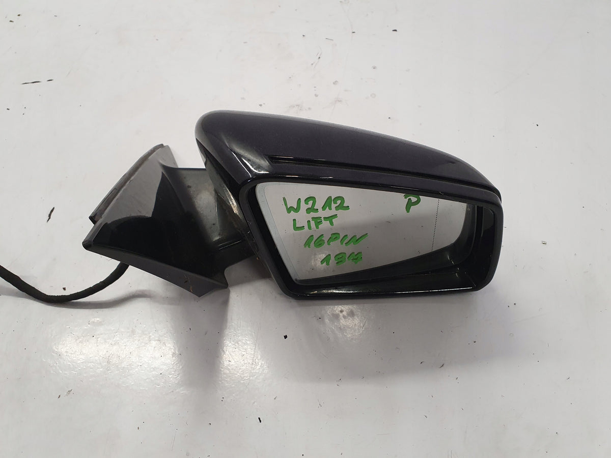 MERCEDES W212 LIFT MIRROR RIGHT 16PIN 197