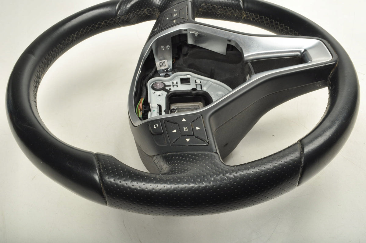 MERCEDES W212 MULTIFUNCTION LEATHER STEERING WHEEL A2184600618