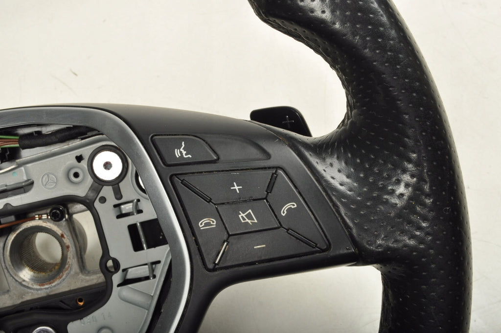 MERCEDES W212 MULTIFUNCTION LEATHER STEERING WHEEL A2184600618