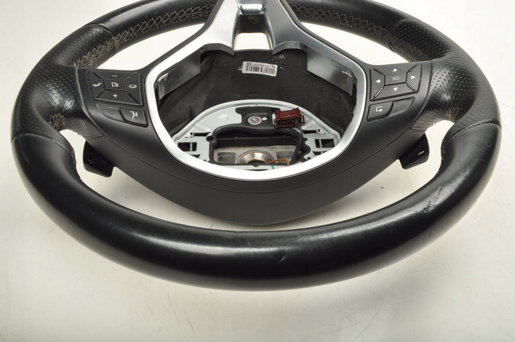 MERCEDES W212 MULTIFUNCTION LEATHER STEERING WHEEL A2184600618