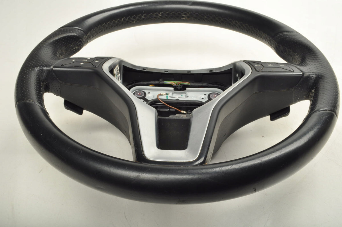 MERCEDES W212 MULTIFUNCTION LEATHER STEERING WHEEL A2184600618