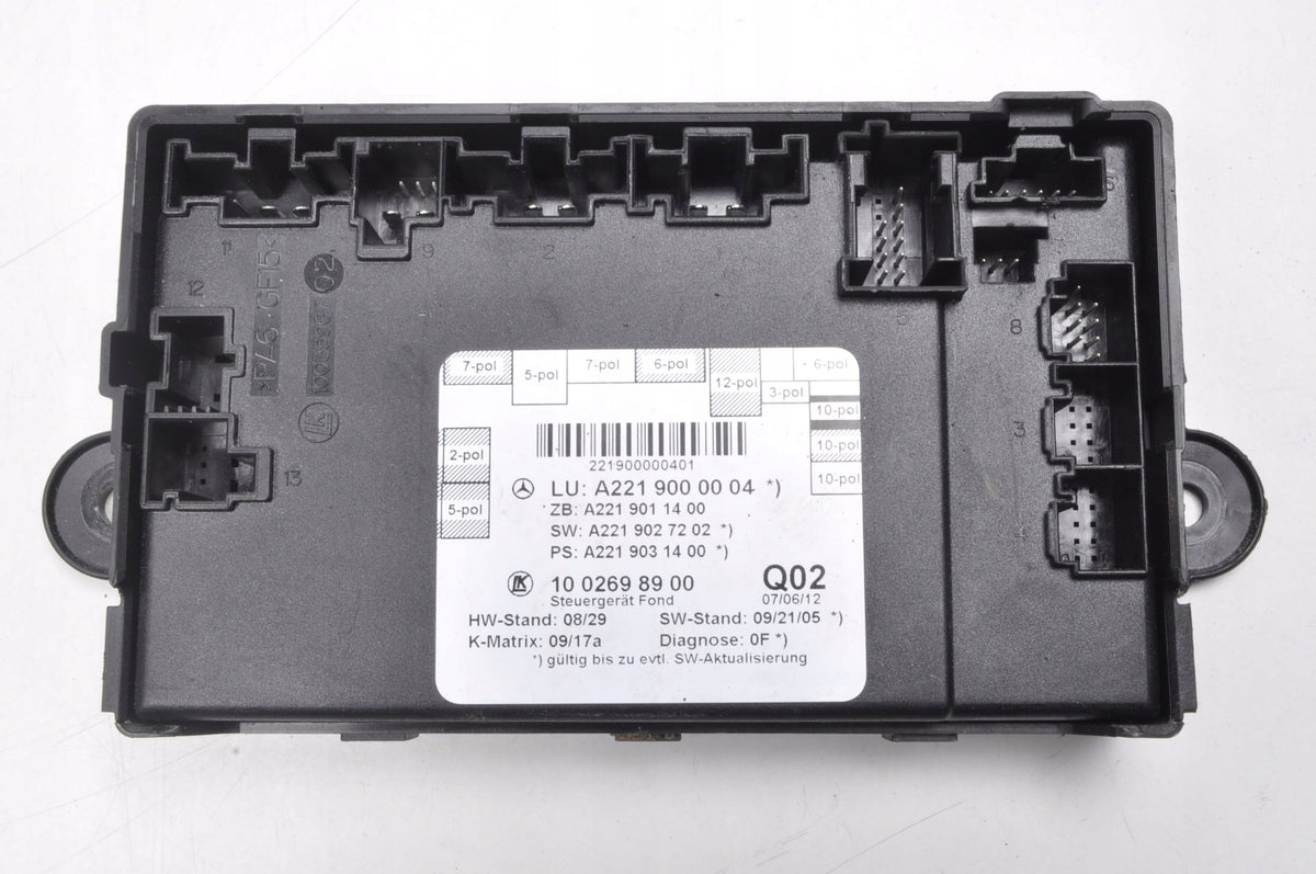 MERCEDES W221 LIFT DOOR MODULE RIGHT REAR A2219000004