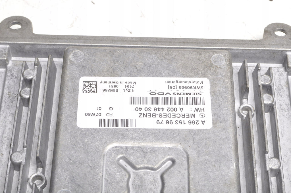MERCEDES W245 B170 1.7 8V ENGINE CONTROLLER A2661539679