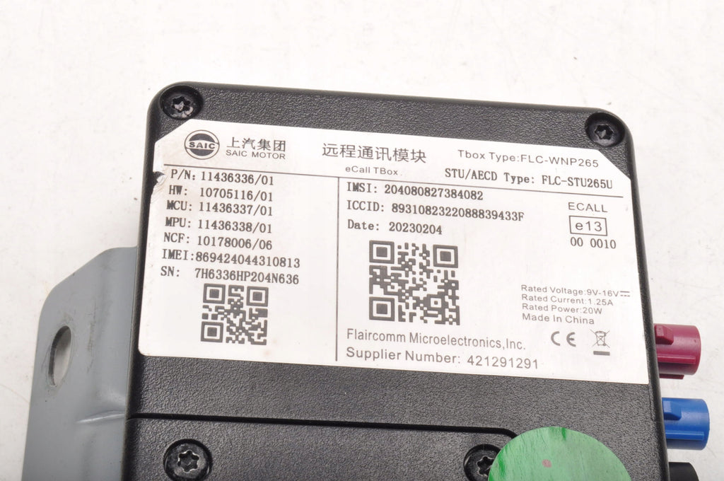 MG HS BLUETOOTH MODULE 11436336 2023R